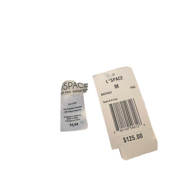 L*Space Back At It Pants, Size Medium, NWT - Picture 5 of 5